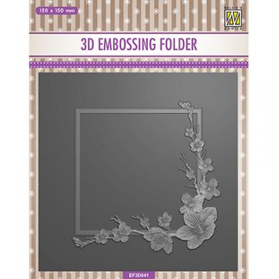 Nellies Choice 3D Embossingfolder - Blossom