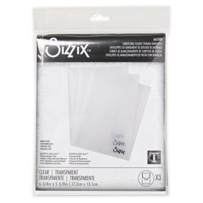 Sizzix Tim Holtz - Plastic Storage Envelopes For Embossing Folders
