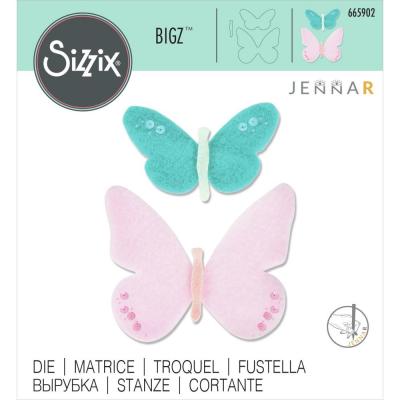 Sizzix By Jenna Rushforth Bigz Die - Butterflies