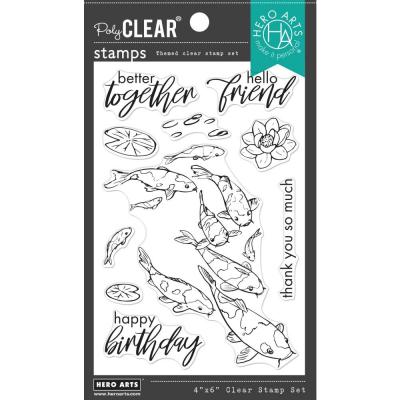 Hero Arts Clear Stamps - Koi Bunch