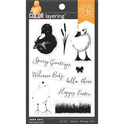 Hero Arts Layering  Clear Stamps - Duckling