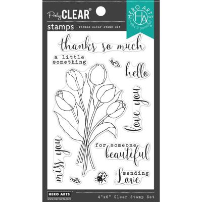 Hero Arts Clear Stamps - Tulip Bouquet