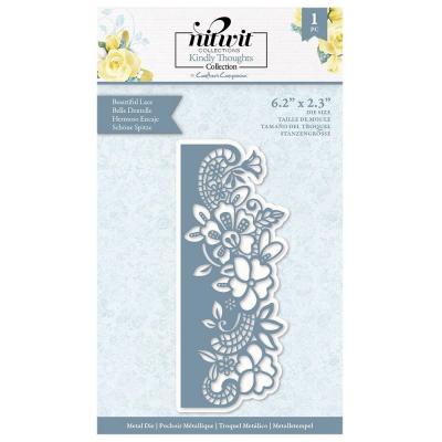 Crafter's Companion Kindly Thoughts Metal Die - Beautiful Lace