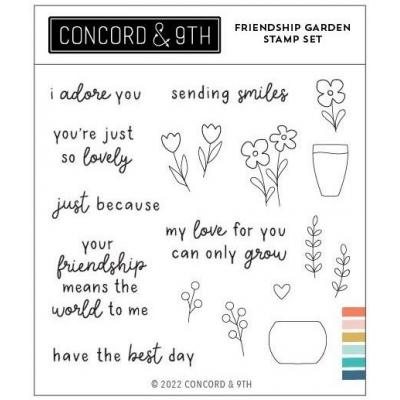 Concord & 9th Clear Stamps - Friendship Garden