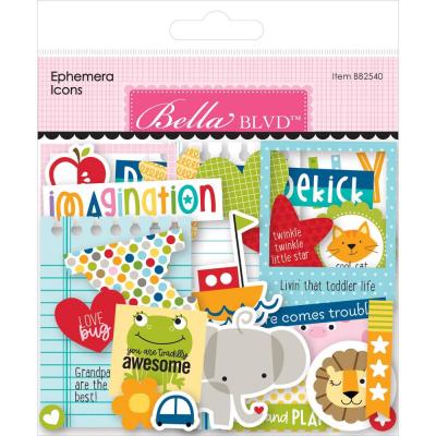 Bella Blvd Tiny Tots 2.0 Die Cuts - Ephemera Icons