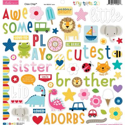 Bella Blvd Tiny Tots 2.0 Sticker - Chipboard Stickers