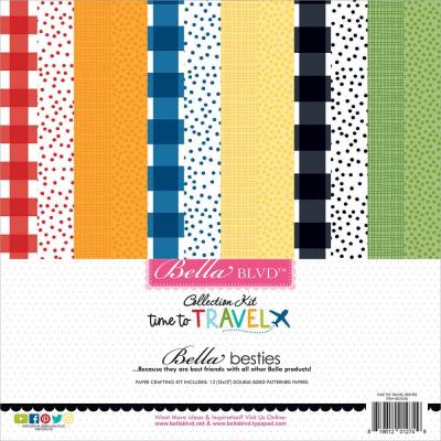 Bella Blvd Time To Travel Designpapiere - Besties Collection Kit