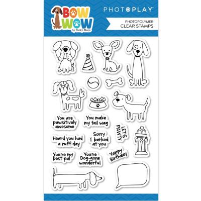 PhotoPlay Bow Wow Clear Stamps - Bow Wow