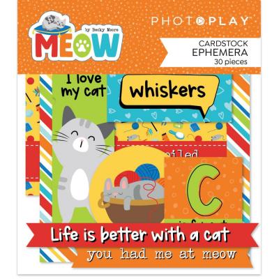 PhotoPlay Meow Die Cuts - Ephemera
