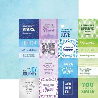 Paper House Designpapier - Sentiments Tags 1