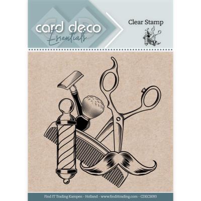 Find It Trading Amy Design Classic Men's Collection Clear Stamps - Barber