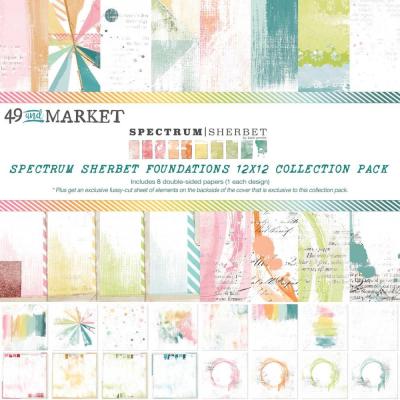 49 and Market Spectrum Sherbert Designpapiere - Collection Pack Foundations