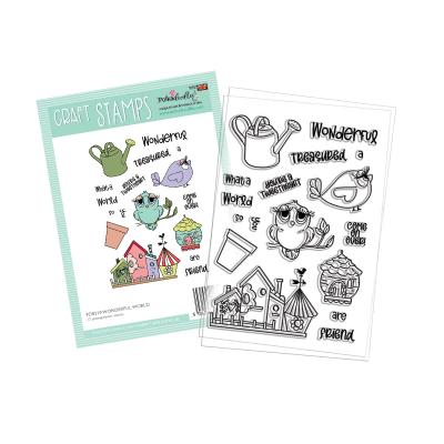 Polkadoodles Clear Stamps - Wonderful World