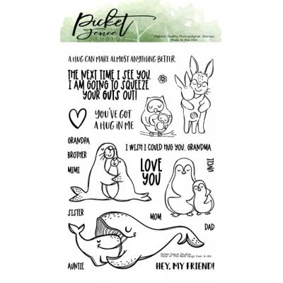 Picket Fence Studios Clear Stamp - More Of The Best Hugs Ever