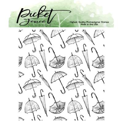 Picket Fence Studios Clear Stamp - Dancing In The Rain