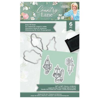 Crafter's Companion Country Lane Stamps & Dies - Dusk Till Dawn