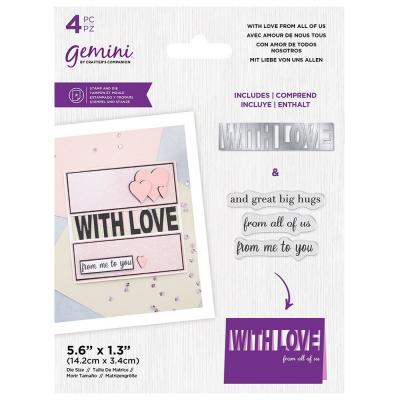 Gemini Stamps & Die - With Love From All Of Us
