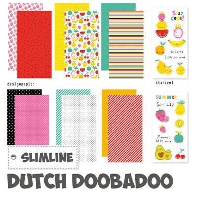Dutch DooBaDoo Designpapier - Crafty Kit Slimline - Stay Cool