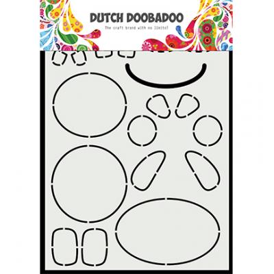 Dutch Doobadoo Card Art - Built Up Hippo