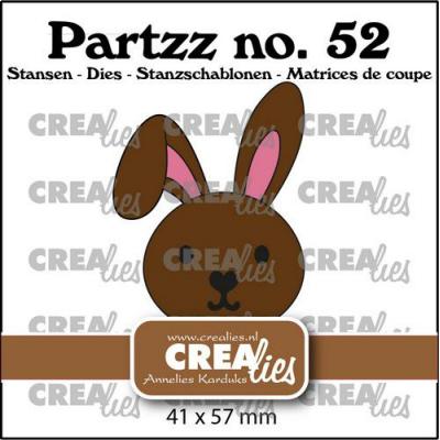 Crealies Partzz  Stanzschablonen - Kaninchen und Hase