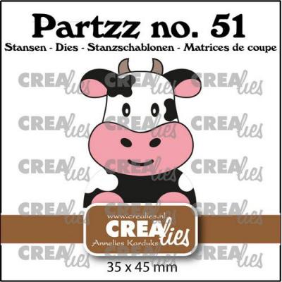 Crealies Partzz  Stanzschablonen - Kuh