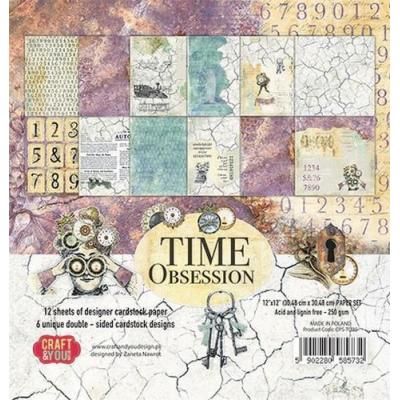 Craft & You Design Time Obsession Designpapiere - Paper Pad