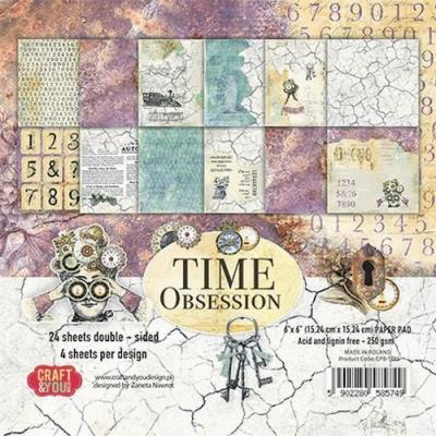 Craft & You Design Time ObsessionDesignpapiere - Paper Pad
