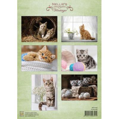 Nellie's Choice Decoupage Sheet - Pussycats