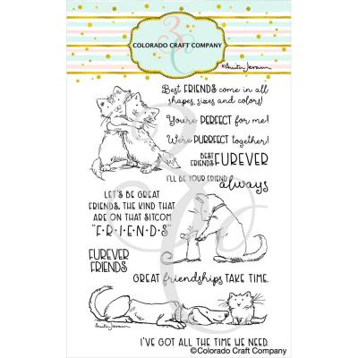 Colorado Craft Company By Anita Jeram Clear Stamps - Forever Friends