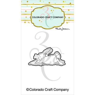 Colorado Craft Company Die - Back Card Bunny Mini