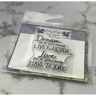 Fairy Hugs Clear Stamp - Live Forever
