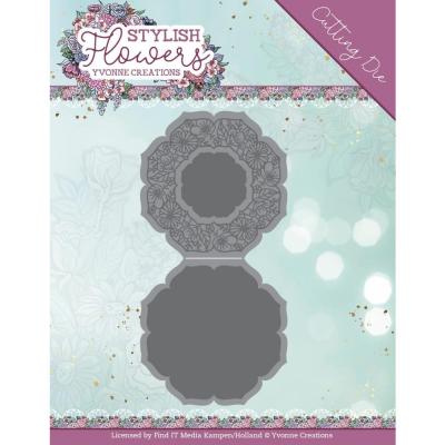 Find It Trading Yvonne Creations Stylish Flowers Die - Octagon Flower Card