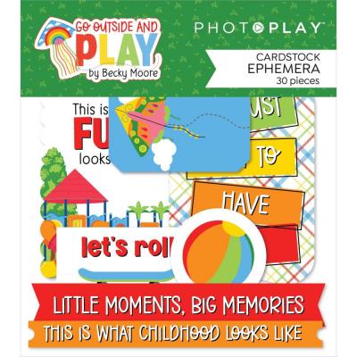 PhotoPlay Go Outside And Play Stickers - Ephemera