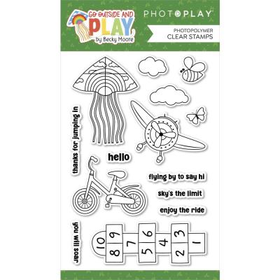 PhotoPlay Go Outside And Play Clear Stamps - Go Outside And Play