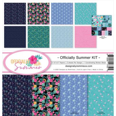 Reminisce Officially Summer Designpapiere - Collection Kit