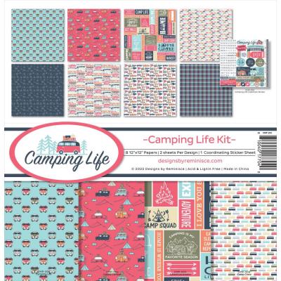 Reminisce Camping Life Designpapiere - Collection Kit