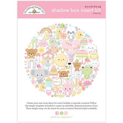 Doodlebug Bundle Of Joy - Shadowbox Insert Kit