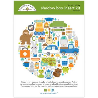 Doodlebug Great Outdoors - Shadowbox Insert Kit