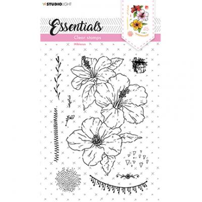 StudioLight  Essentials Nr.157 Clear Stamps - Hibiscus