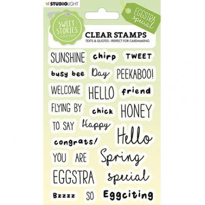 StudioLight Sweet Stories Nr.215 Clear Stamps - Eggstra Special
