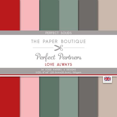 The Paper Boutique Perfect Love Always Cardstock - Solid Papers