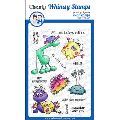 Whimsy Stamps Crissy Armstrong Clear Stamps - Monster Moods