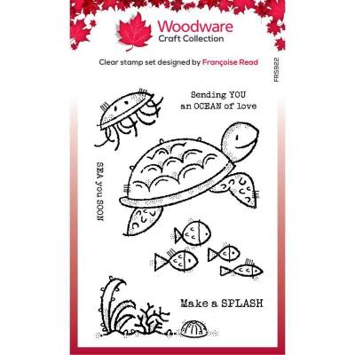Woodware Clear Stamps - Sea Turtle