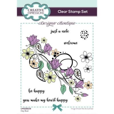 Creative Expressions Designer Boutique Clear Stamps - Hey Bud