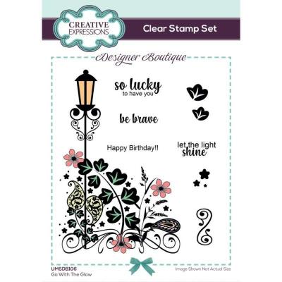 Creative Expressions Designer Boutique Clear Stamps - Go With The Glow