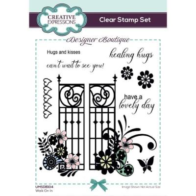Creative Expressions Designer Boutique Clear Stamps - Walk On In