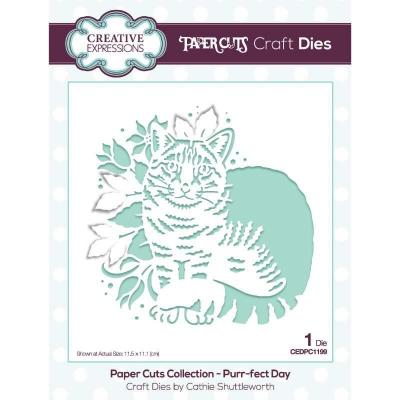Creative Expressions Paper Cuts Craft Die - Purr-fect Day