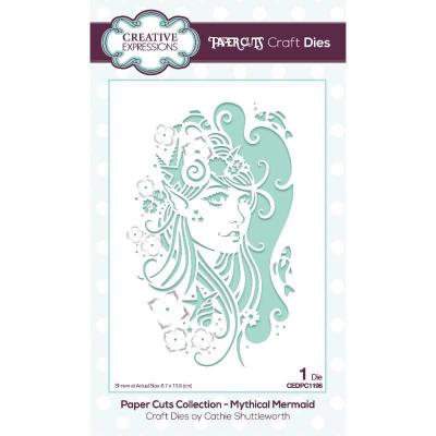 Creative Expressions Paper Cuts Craft Die - Mythical Mermaid