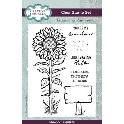 Creative Expressions Sam Poole Clear Stamps - Sunshine