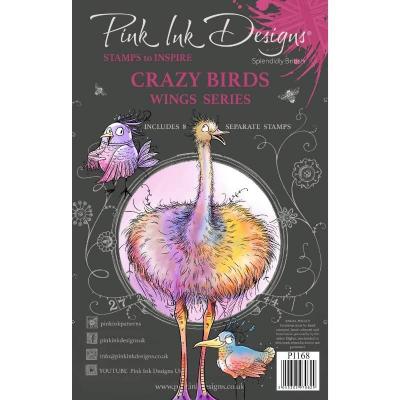 Creative Expressions Clear Stamps - Crazy Birds